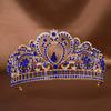 Fashion Crystal Rhinestone Tiaras Head Jewelry Lightweight Queen Princess Diadems Headdress Luxurious Wedding Bride Crowns Prom