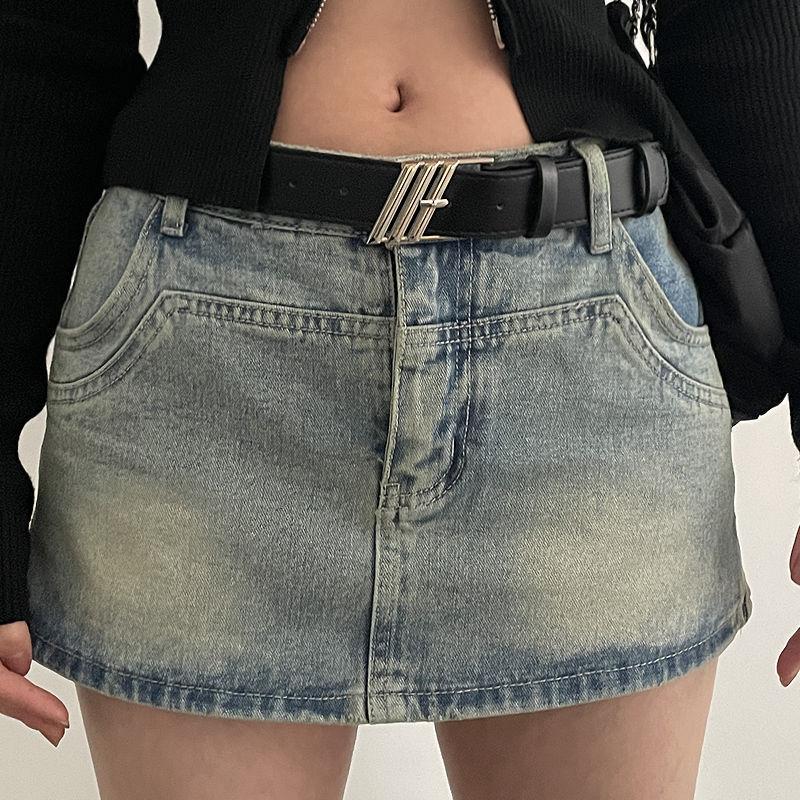 

Универсальный женский черный ремень с гладкой пряжкой, идеально подходящий для модных стилей Pin