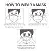 LEMENT KN95 Face Masks 100 Pack,5-Ply Breathable Cup Dust Disposable Masks For Adult,Teenager