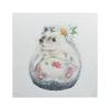 Paper Napkins - EDEN - Cute Hedgehog - Pack of 20 - 33 X 33 Cm - Hedgehog and Strawberry Pattern