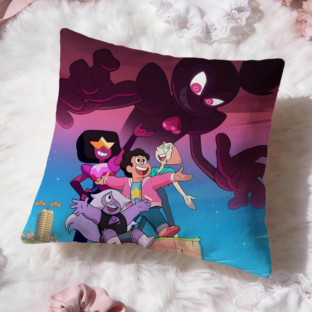 S-Steven Universe FutureS Cushion Cover Premium Comfort Reversible Pillow Cove -Two in One Design for Any Room & Car Interior