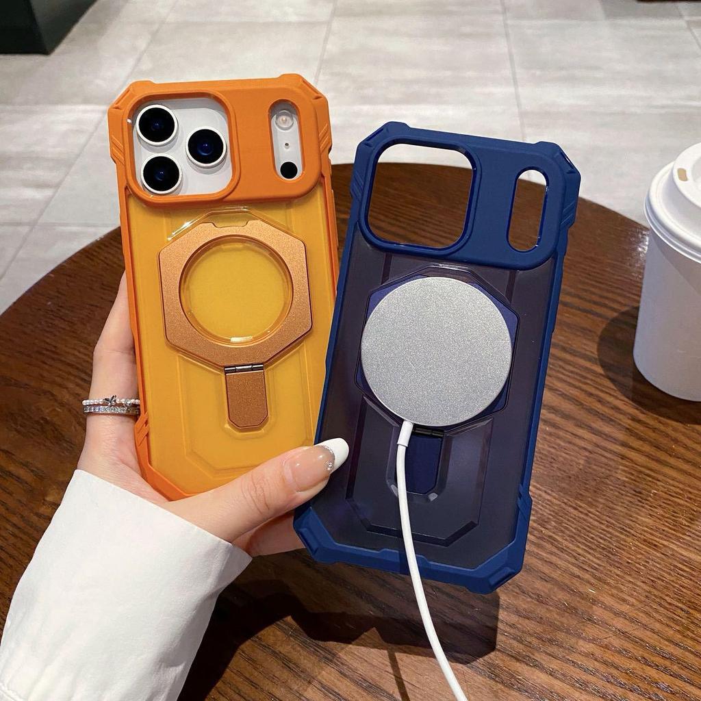 iPhone 17 Pro Max Magnetic Case: Drop-Proof, Stand Function, Suitable for Adventurers