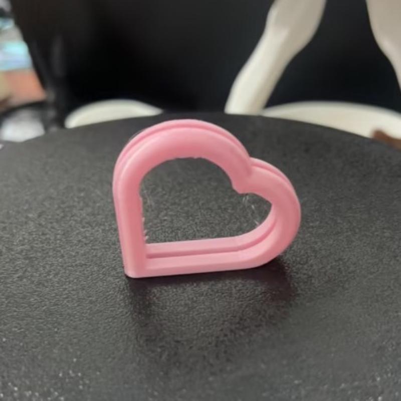Heart Ring Shape Desktop Photo Holder Decorative Frame Stand For Home Bedroom Instant Photo Display
