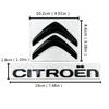 Metal Car Front Emblem Rear Badge for Citroen C5 C1 DS3 DS5 C4 C3 Xsara C-Elysee DS4 Jumper Picasso Sega C-quatre Letter Sticker