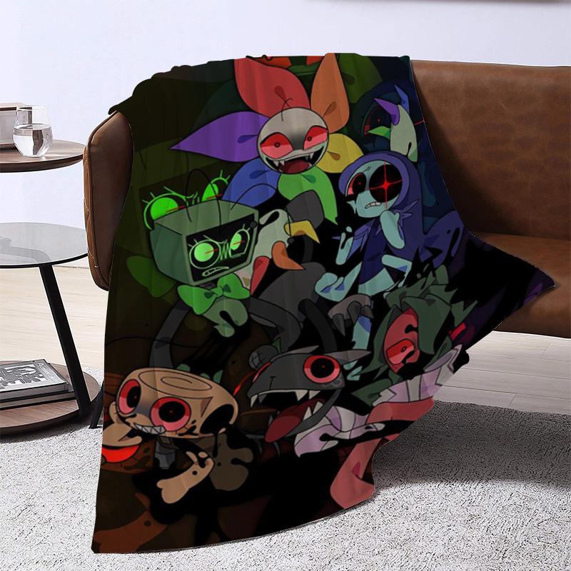 

Hot Game D-Dandys World Pebble Fleece Blankets Novelty Throw Blankets for Home 150*125cm Quilt 80x60in