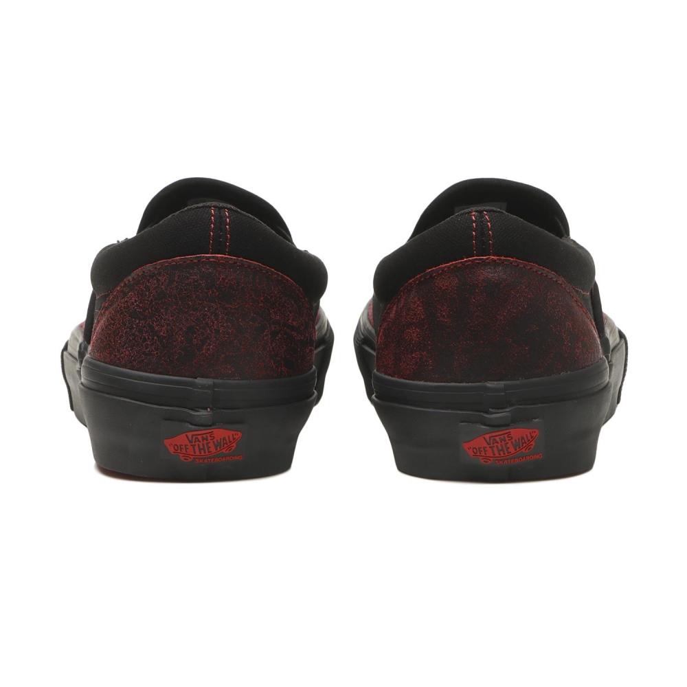 Vans Skate Slip On Saw Red Black Vn0a5fcay25