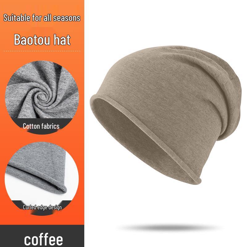 

Ветронепроницаемая послеродовая шапка из чистого хлопка - Дышащая, Однотонная, Теплая, для Велоспорта и Спорта на Открытом Воздухе One Size