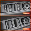 Car Windows Lifter Button Cover for Ford Focus 2 MK2 2005-2011 Focus 3 MK3 2012-2018 Window Control Panel Knob Trim Accessories