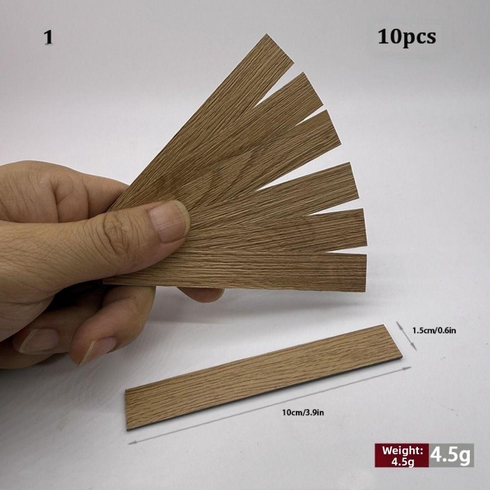 

10pcs PVC Wooden Flooring Multicolors Dollhouse Floor Tiles Fit 1:12 Dollhouse 1