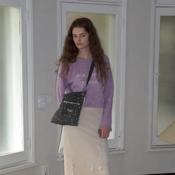 Grande Collage bag _ Rose Black