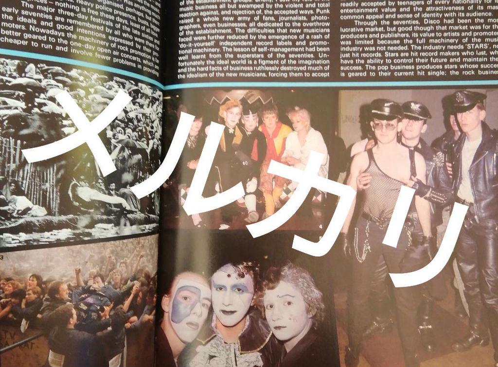 [USED] THE PICTORIAL ALBUM OF ROCK Western music books 80s