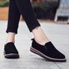 Freizeitschuhe Loafer für Damen, Schlupfschuhe, flache Schuhe, Schnürschuhe, Wildleder-Sneakers, Damen-Wanderschuhe, modisch, Freizeit, atmungsaktiv