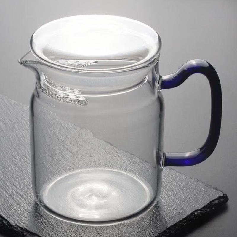 Shangqi Crescent Moon Heat-Resistant Glass Tea Server with Integrated Filter