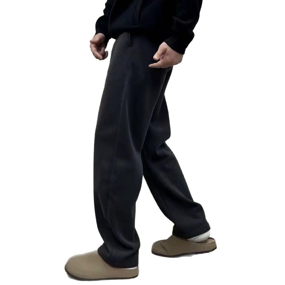 [Casual pants] Autumn and winter new sweatpants loose and versatile sweatpants straight simple trousers men's elastic waist
