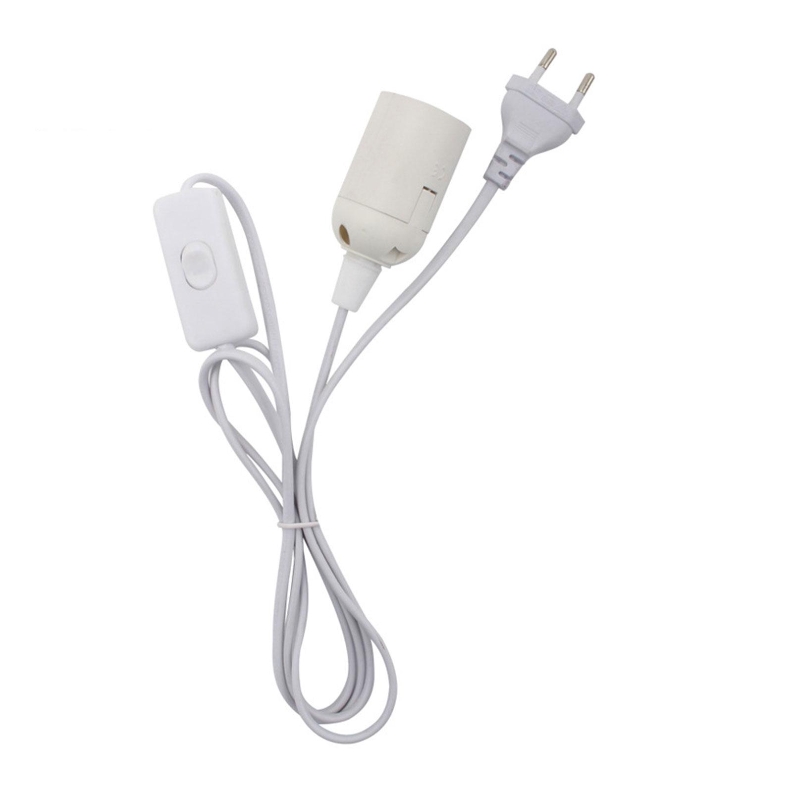 

EU/US/UK Plug Lamp Base Holder Power Cord Cable 1.8m E26 Hanging Pendant LED Fixture Lamp Bulbs Socket Cord Adapters With Switch