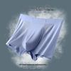 2026 Men's Antibacterial Ice Silk Seamless Boxer Briefs - Summer Thin Style