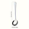 1PC Thickened Stainless Steel Tablespoon - Multipurpose Serving Spoon for Dining, Stirring, Long Handle Coffee Spoon,