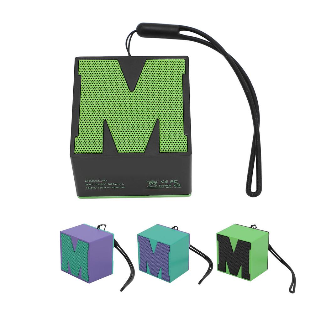 Wireless Miniature Bluetooth 5.4 Speaker IP54 Water Proof 6 Hours Playtime Noise Reduction Lanyard P