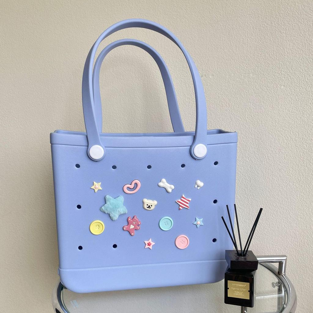 EVA Beach & Shopping Bag: Women's Handheld, Pet-Friendly Storage, Hole Design, Large Capacity (2025 Model)