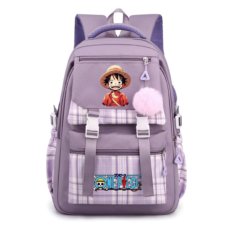 

Аніме One Piece Classic Female Kawaii Bag Supplies Канцтовари Teenager Back To School Повсякденний рюкзак Дівчина Хлопець Студент Чоловік Жінка Дорожня сумка для походів