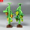 MOC Bricks Pepper Vegetable Field Jungle Lake Garden Farm Scene Plants Farmland House Decoration Building Blocks Kids Toys