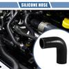 40mm 157" Innendurchmesser 102mm 402" Länge 90 Grad Schwarz Auto Silikonschlauch Universal