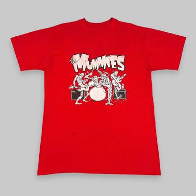Rare THE MUMMIES Album Collection Red All Size Shirt BT316 Unisex T-Shirt