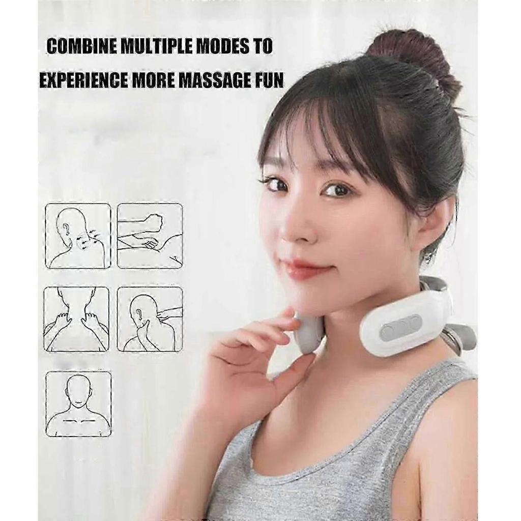 Neck Massager with Heat and Shiatsu Pulse, Neuro Pulse Portable for Men and Women