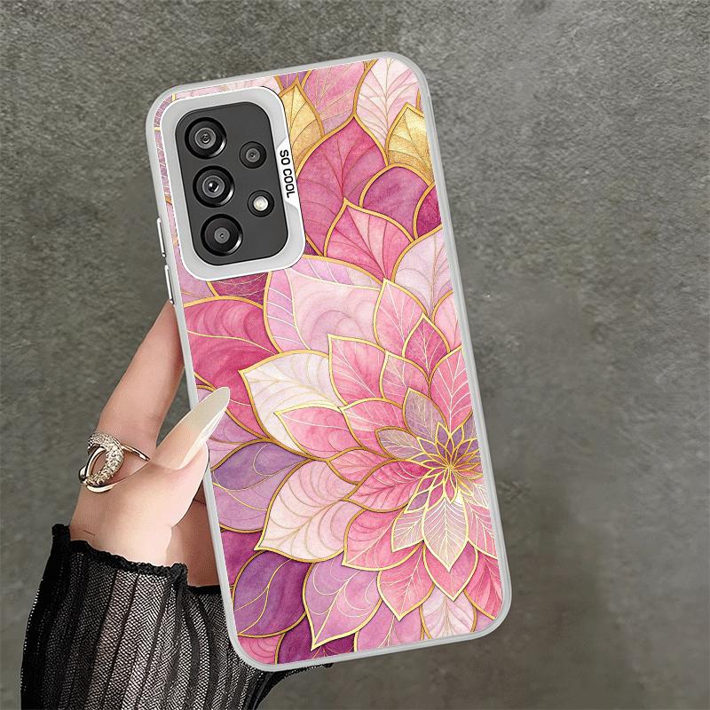 

Beautiful Rose Gold Art Soft Phone Case for Samsung A17 A16 A15 A14 A13 A57 A56 A55 A54 A53 A37 A36 A35 A34 A33 A26 A25 A24 A23 Samsung A23