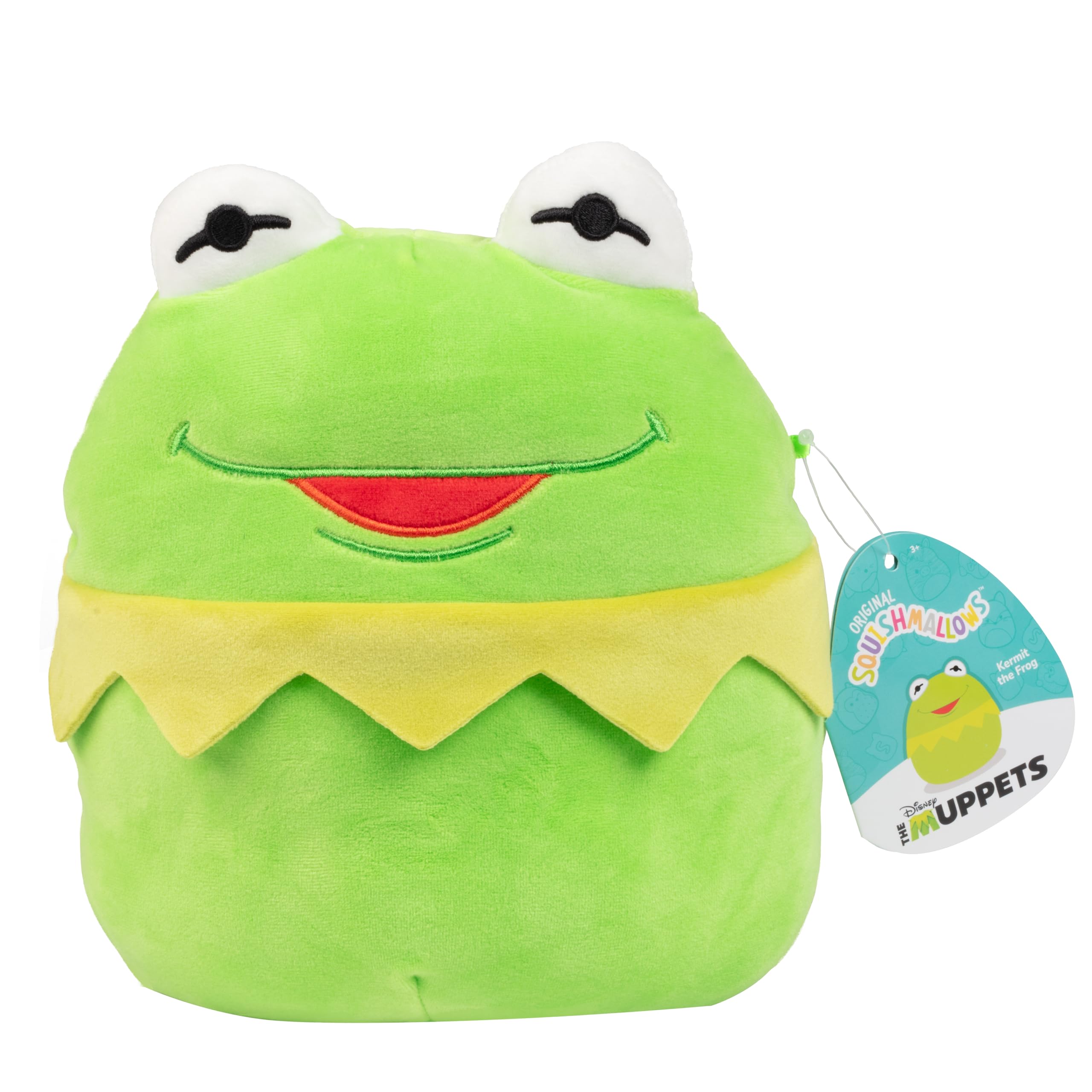 

Squishmallows Оригинал 8 Кермит Лягушонок - Маппеты - Официальная плюшевая игрушка Disney от Jazwares - Коллекционное мягкое и приятное на ощупь чучело - Добавьте в свою