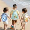 Cute Shape Sports Backpack Animal Pattern Portable Beach Backpack Children's Swimming Bag  Beach