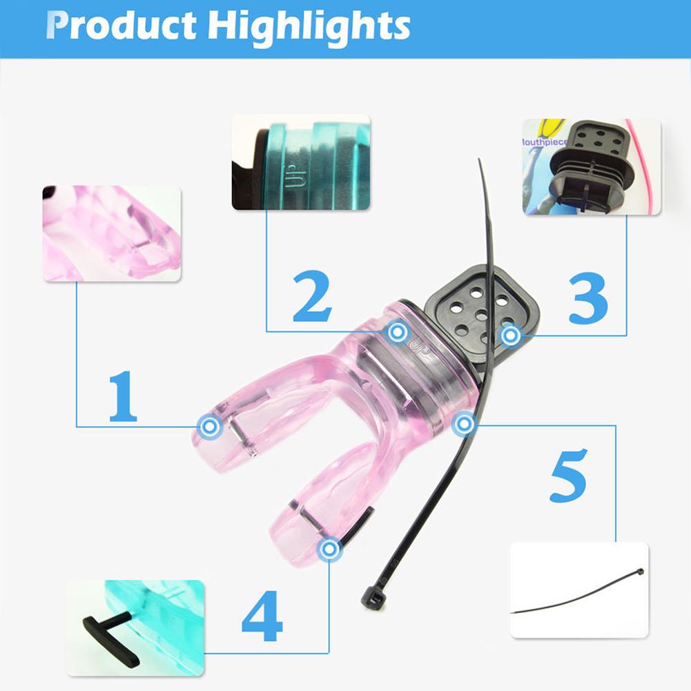 Fabricable Thermoplastic Mouthpiece Snorkeling Gear For Adult Second Stage Regulator Diving Surfing Accessories