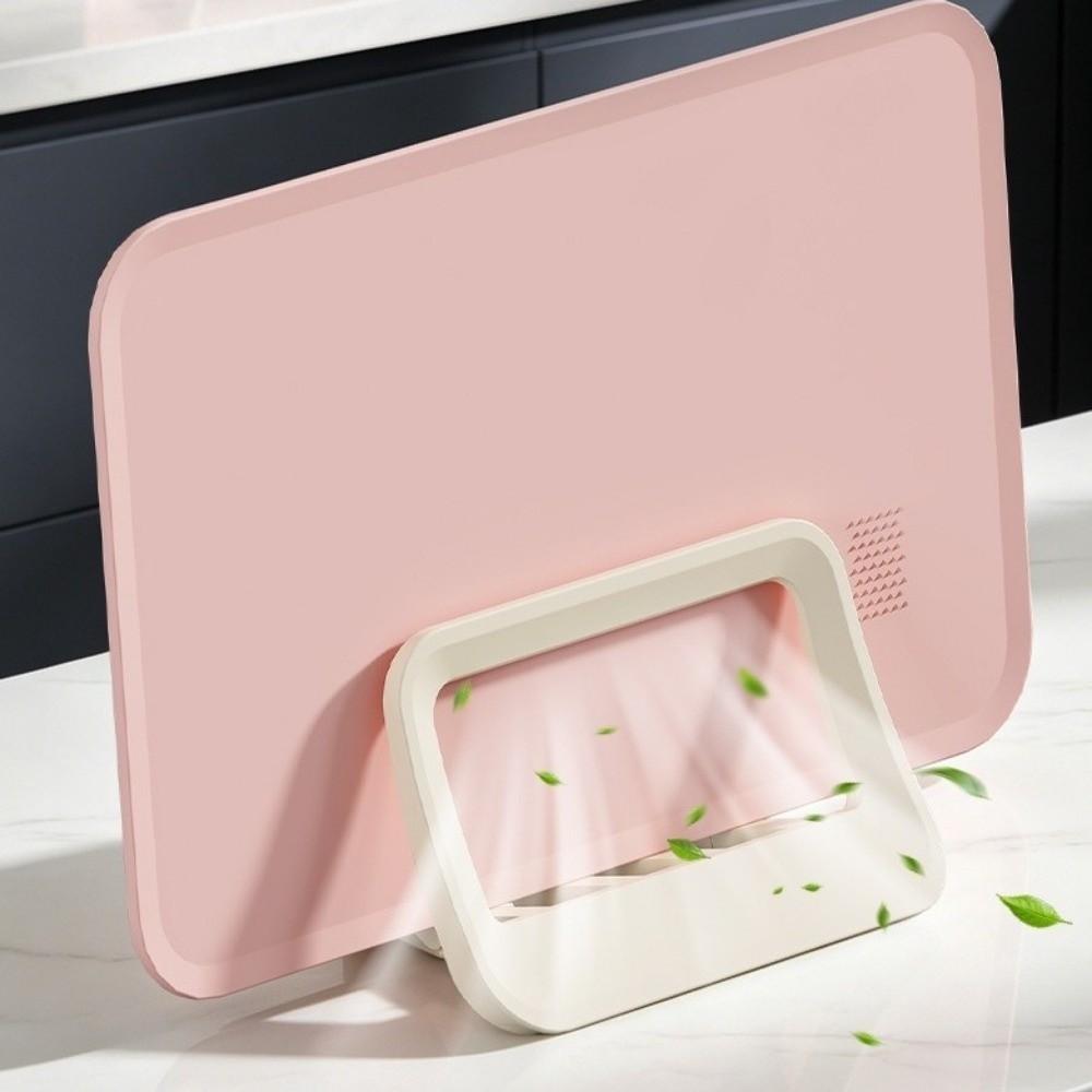 Plastic Pot Lid Storage Rack Breathable Mold-resistant Chopping Board Organizer Stable Space Saving Pot Cover Shelf Pantry