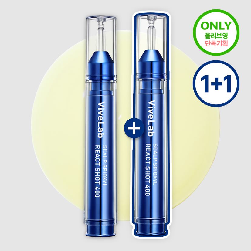 ViveLab Scalp Spioxyl React Shot 400 (2 × 15 мл) — Интенсивный ампульный уход за кожей головы 01EA