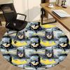 1pc Batman Mask Office Round Area Rug, Under Office Chairs Bedroom Living Room Home Decor, Room Deco, Available in Various Sizes044