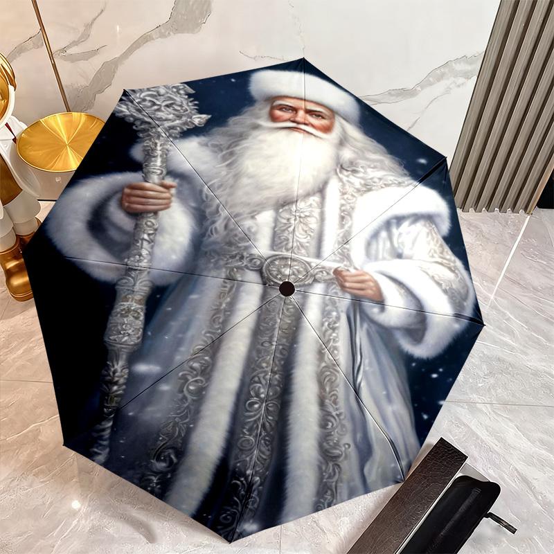 Majestic Winter Snow Automatic Umbrella Suitable Travel Portable Umbrella Outdoor Sun Shading Umbrella Gift Daily Essentials