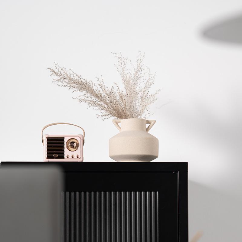 Simple Ceramic Vase Home Desktop Flower Arrangement European Elegant Decorative Ornament Crafts