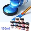 100ml Tinta Acrílica Cor Dupla Chrome Mudança de Cor Metálico Corpo Cosmético Pigmento Holográfico em Pó para Carro Motocicleta Capacetes DIY