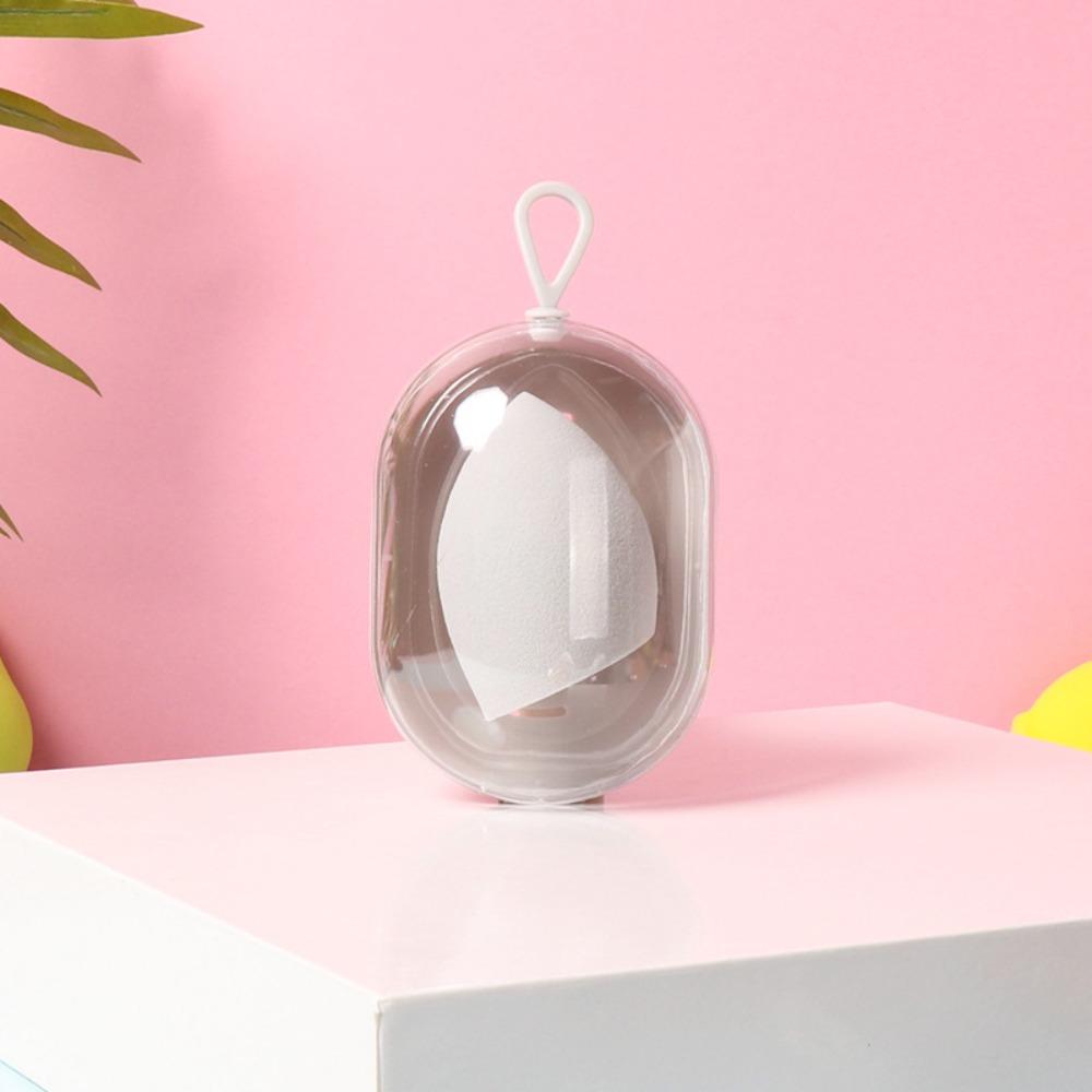 

2PCS Dry And Wet Cosmetic Egg Storage Box Powder Puff Box Beauty Sponge Stand Makeup Storage серый