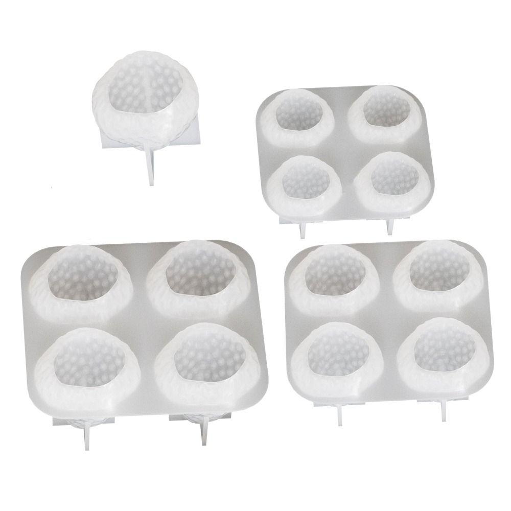 Reusable Aromatherapy Candle Mold Strawberry Shape Gypsum Resin Casting Molds Wedding Anniversary