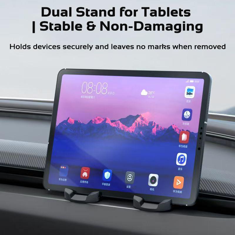 For Tesla Model 3 Y 2021-2026 Highland Juniper Soft Silicone Rubber Phone Holder Dashboard Cellphone Mount Clip Car Accessories