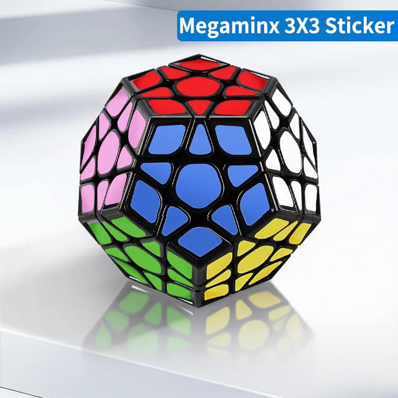 Sengso Speed Cube Megaminx 2x2 3x3 4x4 5x5 6x6 7x7 12stranná kostka Dodecahedron Pro děti Soutěžní kostka Puzzle bez samolepek
