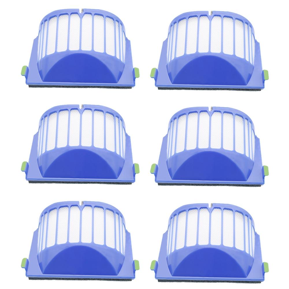 HEPA Filter for iRobot Roomba 500 600 Series Aerovac Filter 528 536 551 552 564 580 595 620 630 650 Vacuum Cleaner Parts