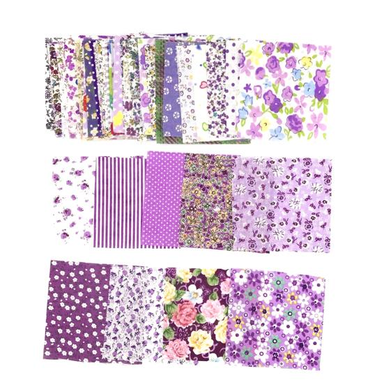 50 szt. 10x10 cm kwiatowy patchwork bawełniany materiał zwykły materiał do samodzielnego szycia pikowania