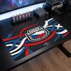 Republi Football Crest Mouse Pad, Extended Non Slip Rubber Desk Mat for Gaming Office Laptop Fan Gift