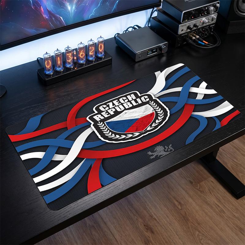 Republi Football Crest Mouse Pad, Extended Non Slip Rubber Desk Mat for Gaming Office Laptop Fan Gift