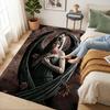 Dark Angel Living Room Nonslip Area Rug Soft Carpet For Bedroom Game Playroom Sofa Office Home Decor Doormat Christmas Gift