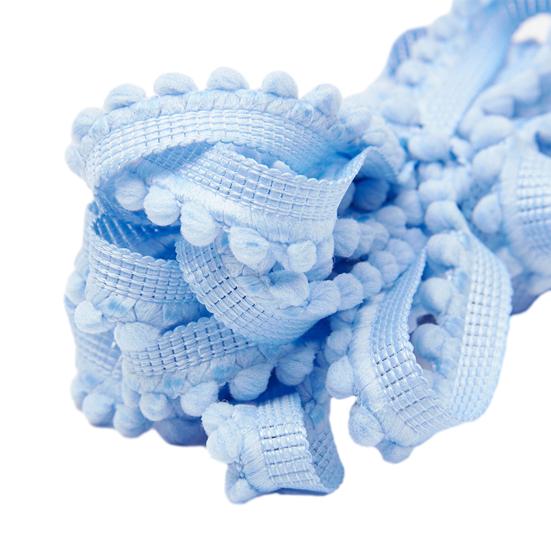 1000CM Pom Pom Trim Ribbon DIY Sewing Crafts Ball Fringe Ribbon Home Curtain Clothes Pillow Decoration Pompom Tassel Ribbon