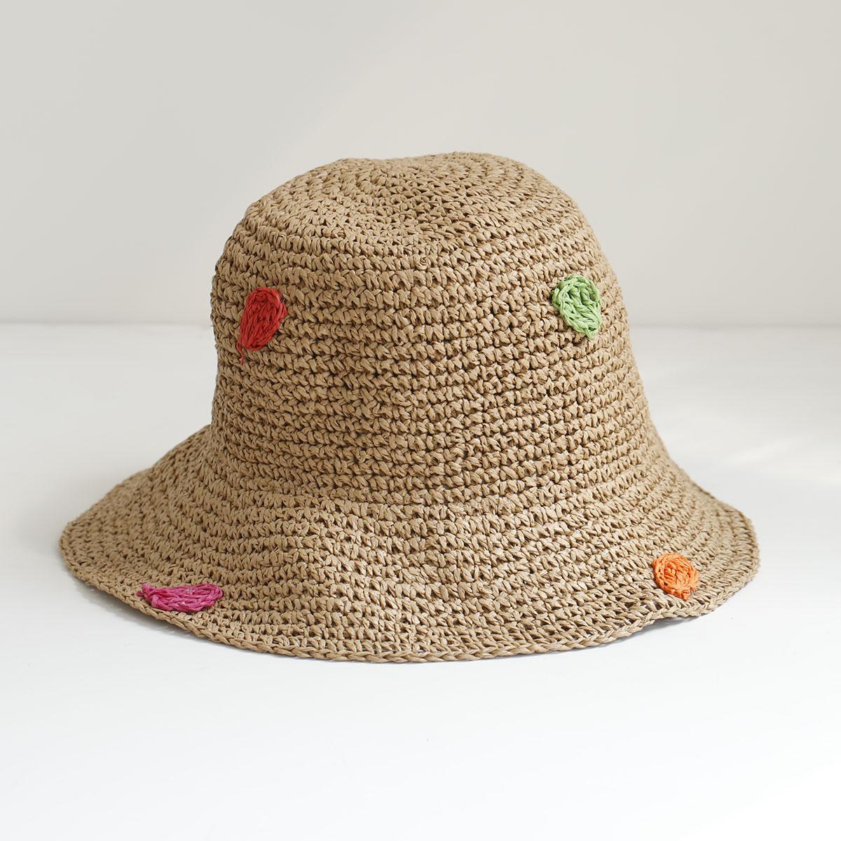 

2026 Hollowed Womens Straw Hats cute hat bucket hat UV Protection Sun Visor beach hat Women Visors Ladies hat Summer hat 56-58cm хакі