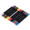 12Pcs Acrylic Paint Pens Double Ended Rapid Drying Strong Covering Waterproof 12 Color Paint Markers